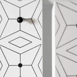 Credenza alta bianca Tiles