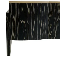Credenza Art Déco nera