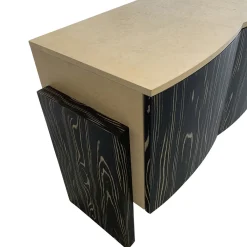 Credenza Art Déco nera