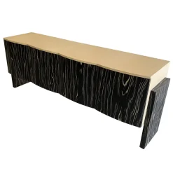 Credenza Art Déco nera