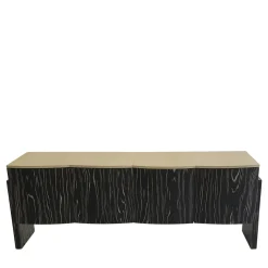 Credenza Art Déco nera