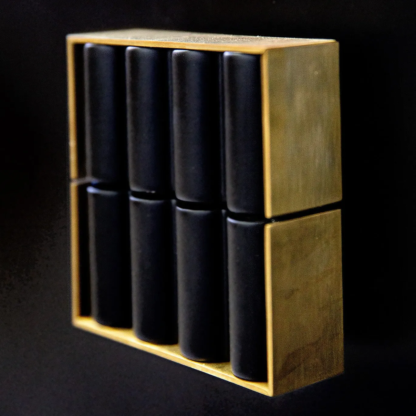 Credenza Art Nouveau nera
