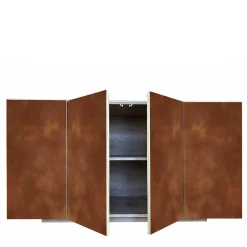 Credenza Boccadarno Quattro a 4 ante in ruggine di Meccani Studio