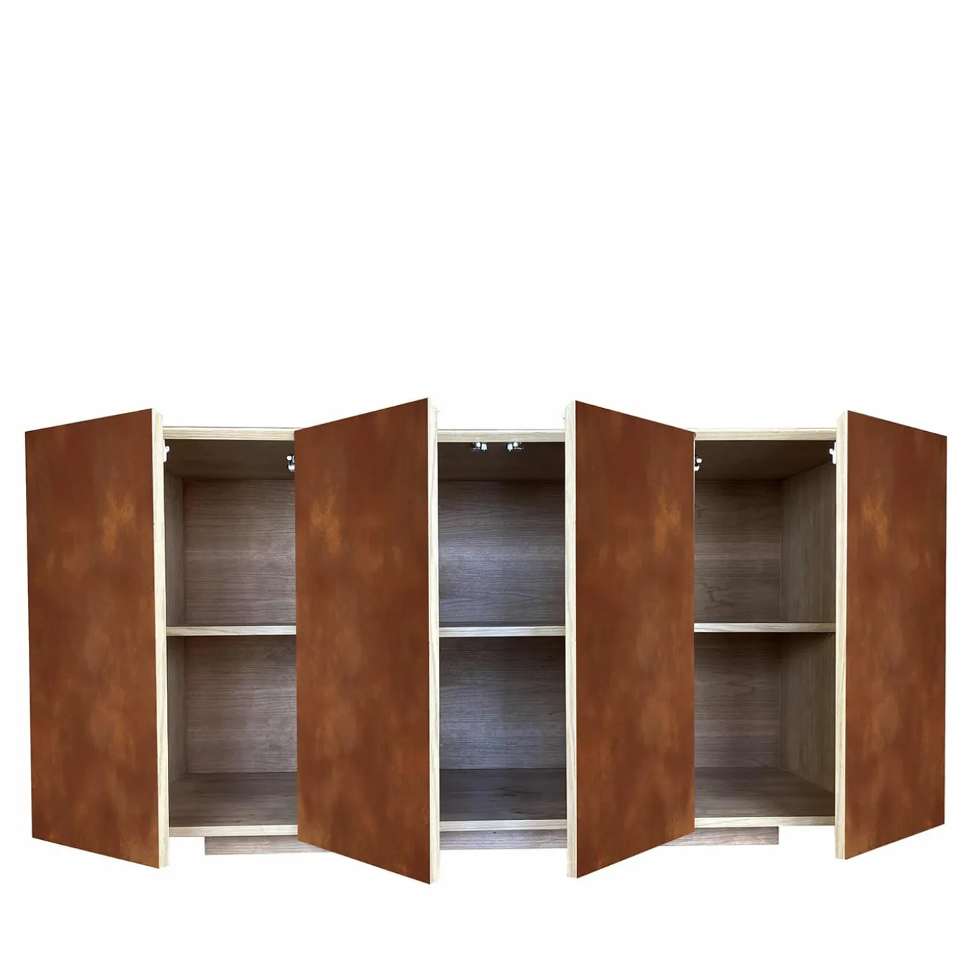 Credenza Boccadarno Quattro a 4 ante in ruggine di Meccani Studio