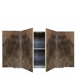 Credenza Boccadarno Tre a 4 ante in marrone di Meccani Studio