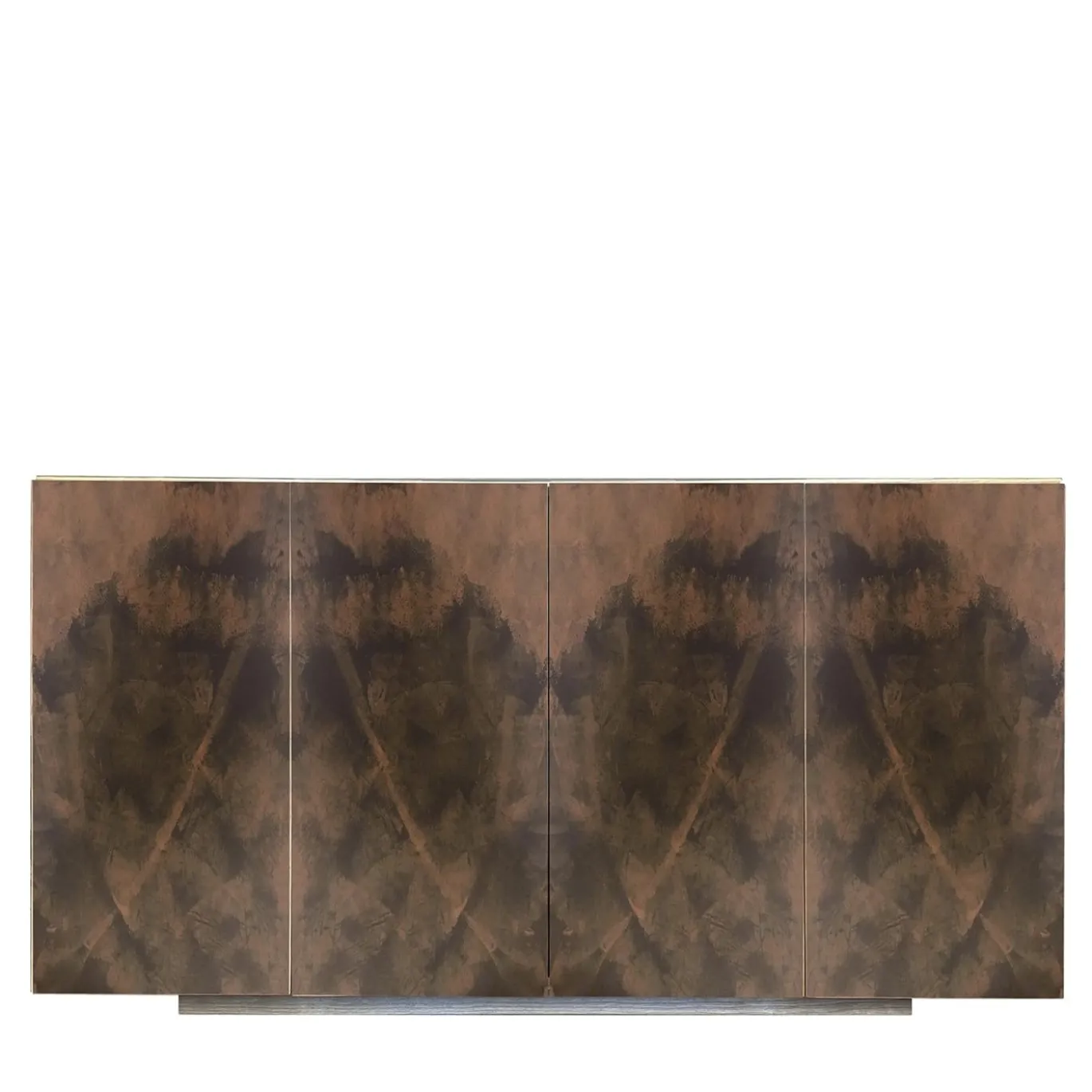 Credenza Boccadarno Tre a 4 ante in marrone di Meccani Studio