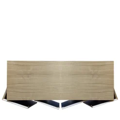 Credenza Boccadarno Tre a 4 ante in marrone di Meccani Studio