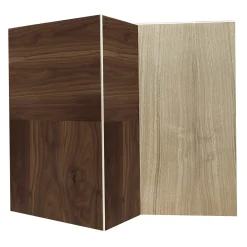 Credenza Boccadarno Uno a 4 ante in noce di Meccani Studio