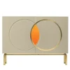 Credenza Brioni crema e arancio