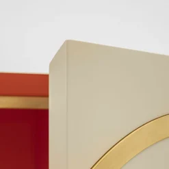 Credenza Brioni crema e arancio