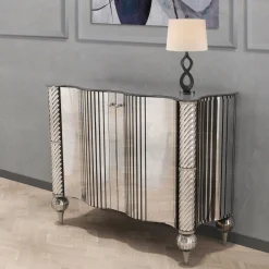 Credenza Curve in vetro di Murano