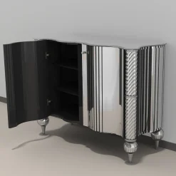 Credenza Curve in vetro di Murano
