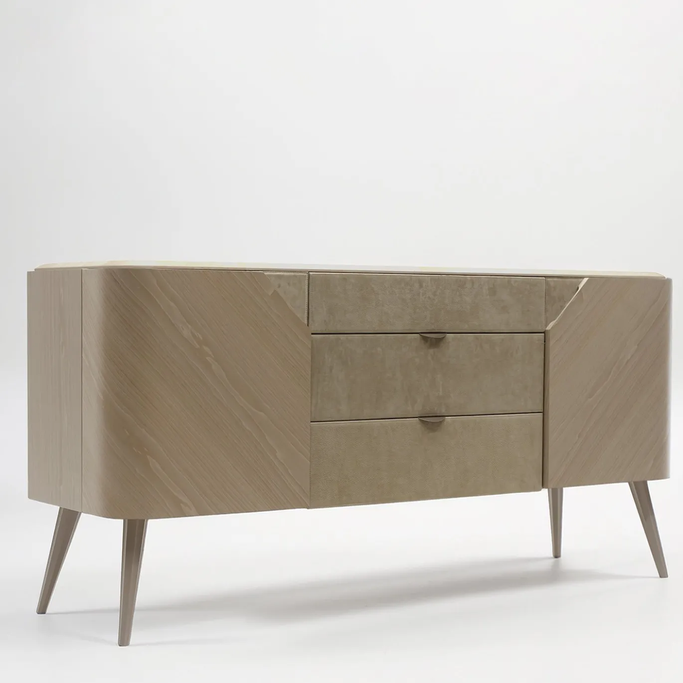 Credenza Dahlia Light beige e grigio
