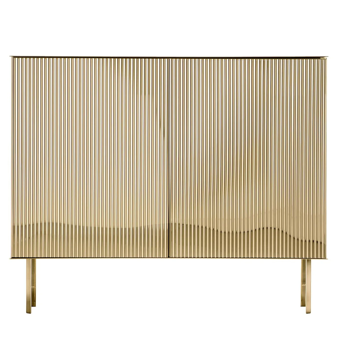 Credenza Elizabeth in ottone lucido di Nathalie Dewez