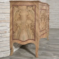 Credenza Emiliano '600 intarsiata in noce e palissandro