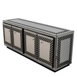 Credenza Ermes in vetro di Murano