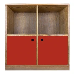 Credenza Esotica rossa di Ferdinando Meccani