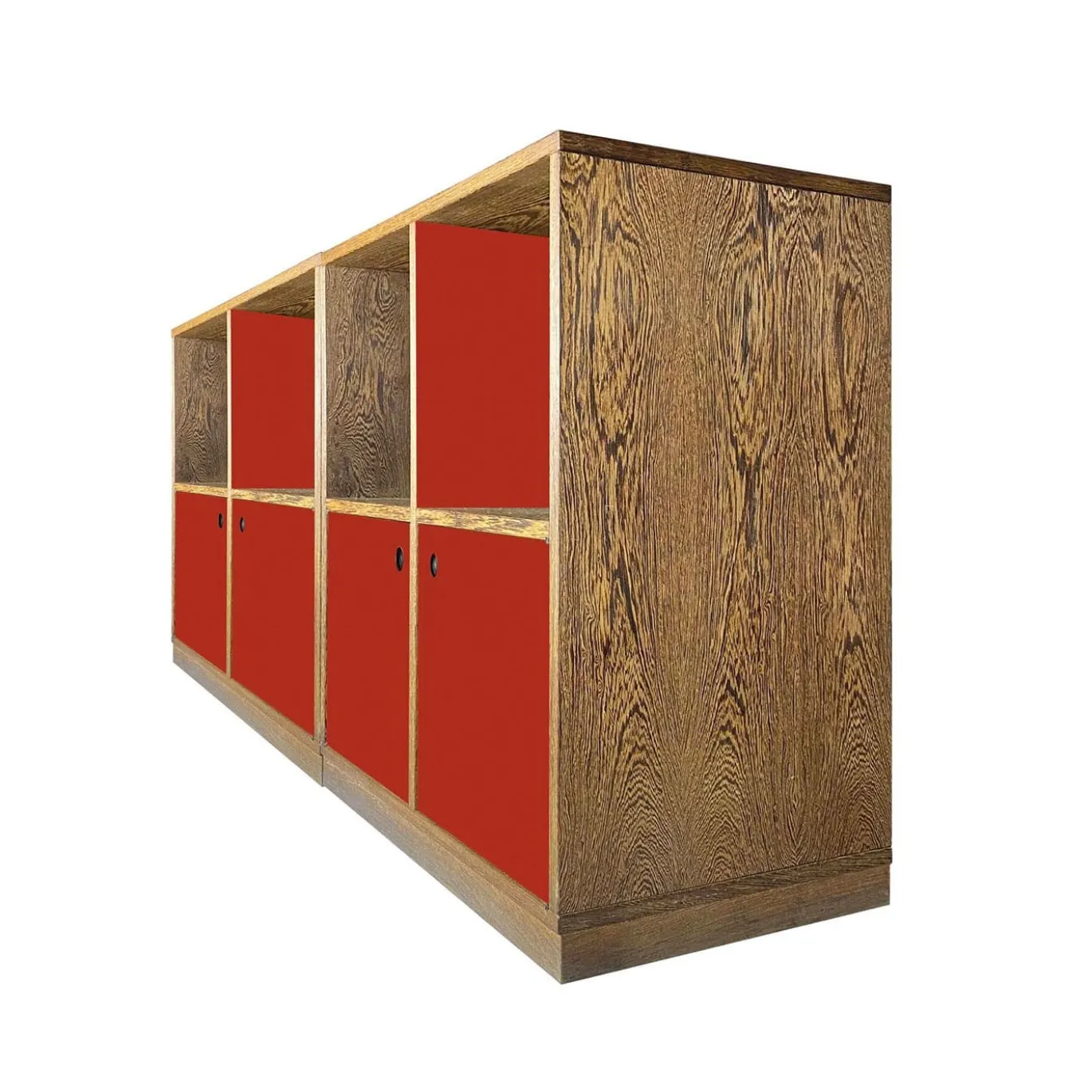 Credenza Esotica rossa di Ferdinando Meccani