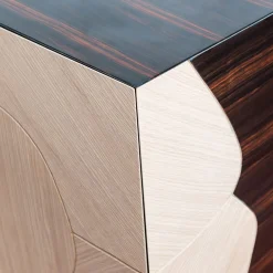Credenza fiorita Andy a 4 porte