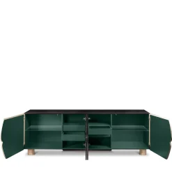 Credenza fiorita Andy a 4 porte