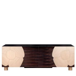 Credenza fiorita Andy a 4 porte