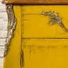 Credenza gialla in stile veneziano Venezia '700 Luigi XV