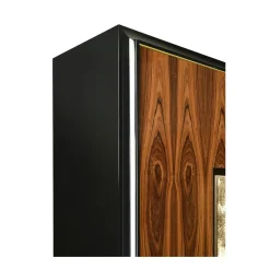 Credenza Herbert in legno con inserti in ceramica