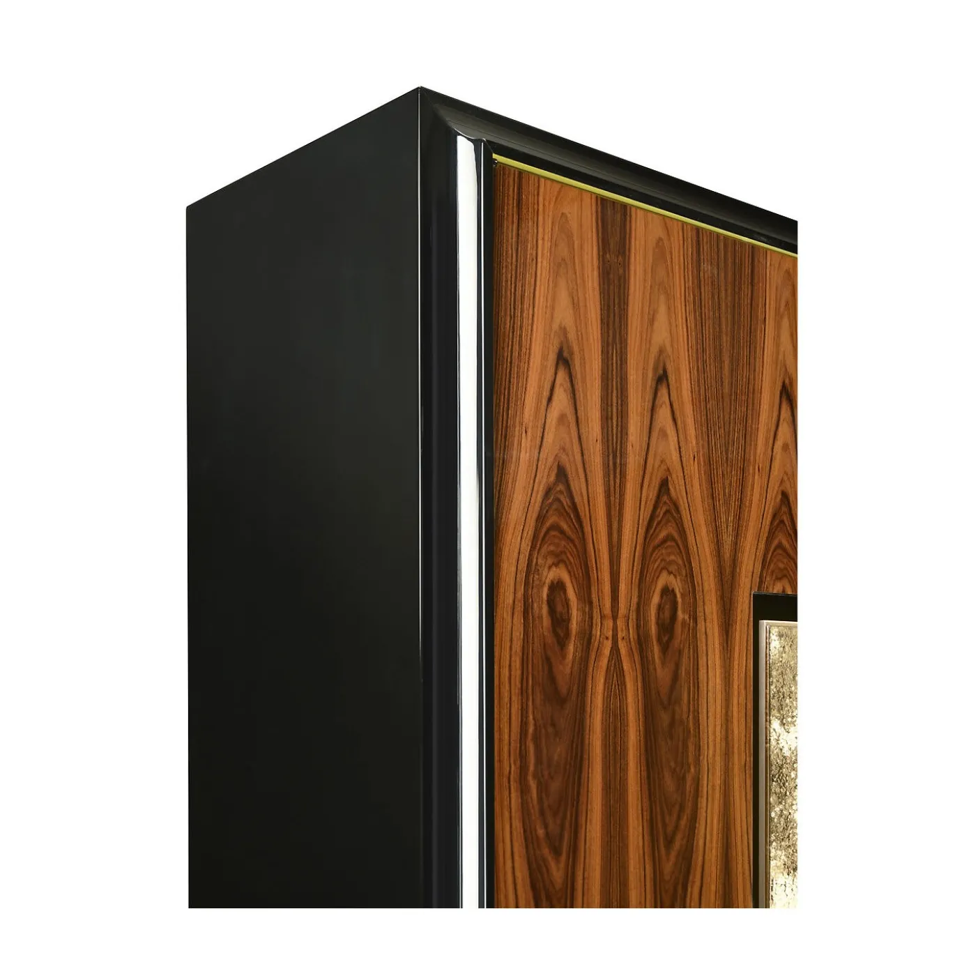 Credenza Herbert in legno con inserti in ceramica