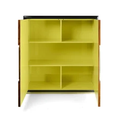 Credenza Herbert in legno con inserti in ceramica