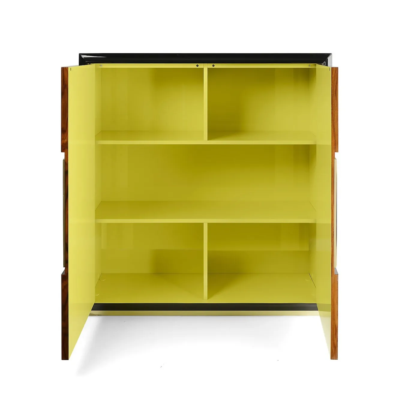 Credenza Herbert in legno con inserti in ceramica