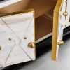 Credenza in ebano e marmo