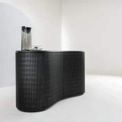 Credenza Infinity in Legno Nero Antracite