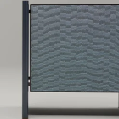 Credenza in legno con motivi blu chiaro di Tokyo