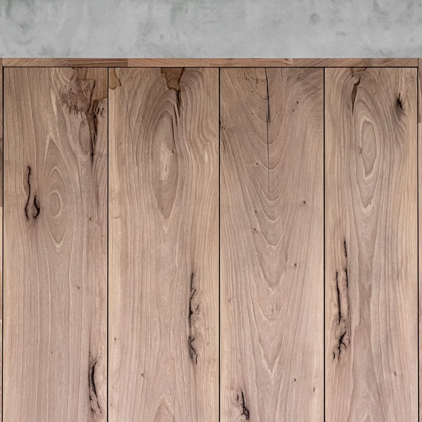 Credenza in legno di noce europeo marrone 4ASSI