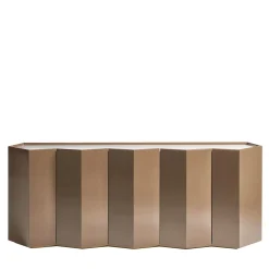 Credenza in legno Gemma Zig-Zagged Mud