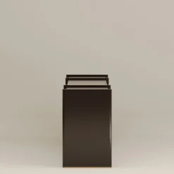 Credenza in legno rosso e marrone di Tokyo