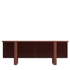 Credenza in legno rosso Paris