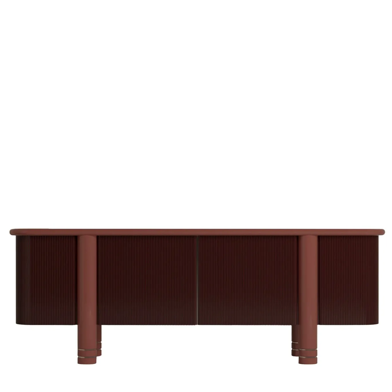 Credenza in legno rosso Paris