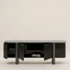 Credenza in legno verde scuro e blu Paris