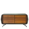 Credenza in pelle verde Amalfi