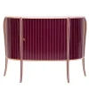 Credenza intarsiata in acero e cuore viola