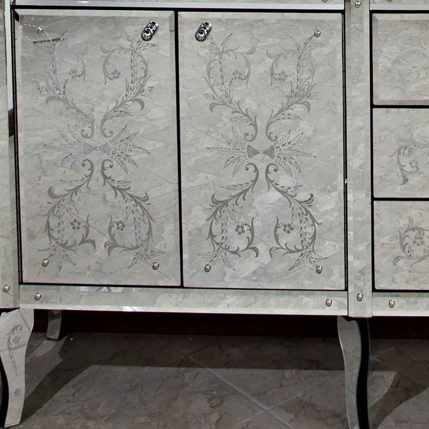 Credenza in vetro di Murano