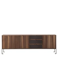 Credenza Melody 4 in legno di noce canaletto