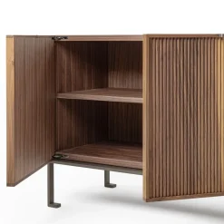 Credenza Melody 3 in legno di noce canaletto
