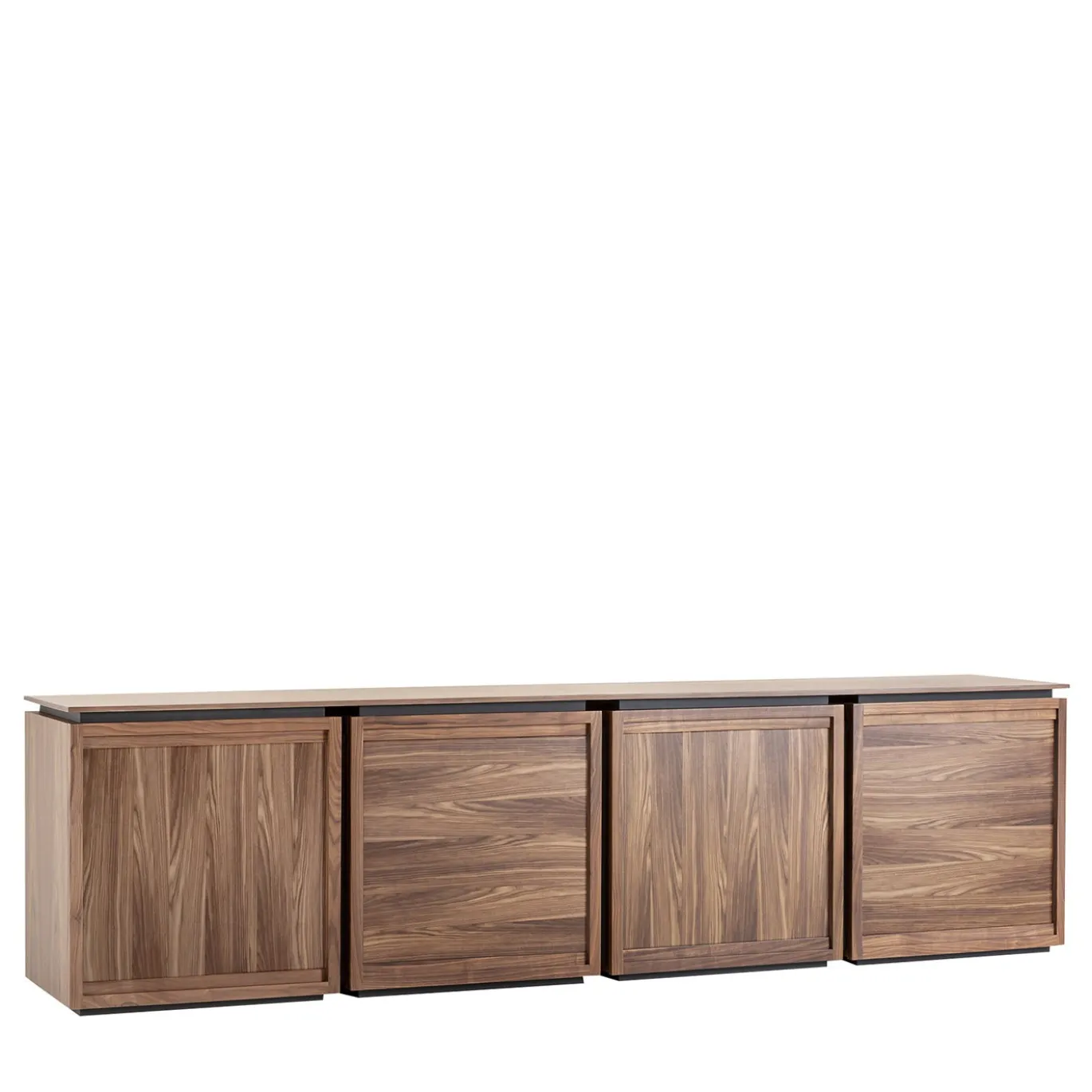 Credenza modulare Mesh con 4 contenitori di Gabriele Cappelletti
