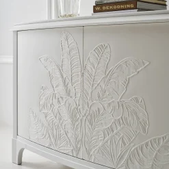 Credenza Novecento in legno di ciliegio bianco