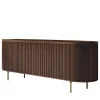 Credenza Opale a 3 ante in noce canalizzato