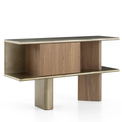 Credenza piccola Living Canaletto Noce Bronzo