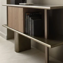 Credenza piccola Living Canaletto Noce Bronzo
