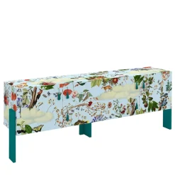 Credenza policroma floreale Ziqqurat di Driade Lab #2